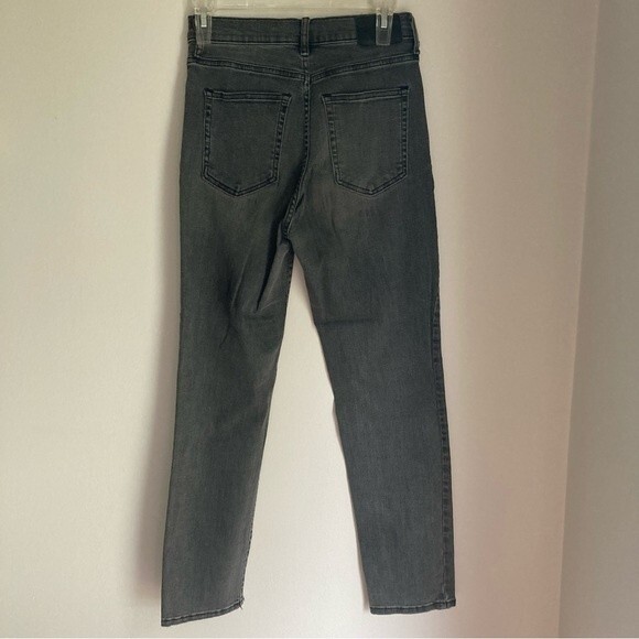 Everlane Women’s cigarette straight leg faded black gray jeans size 28 regular! - Picture 8 of 11